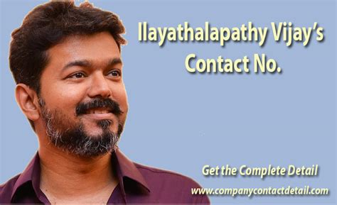 actor vijay mobile number